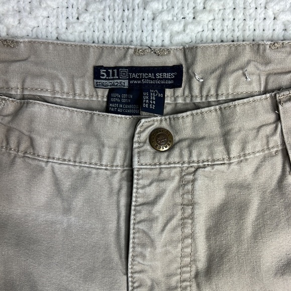 5.11 Tactical khaki cargo pants 36/30 - Picture 4 of 8